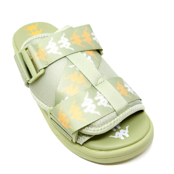 Kappa 222 Banda Mitel 7 | Sage Green | Sandal Slides - Men\'s Size US 12 - UK 11